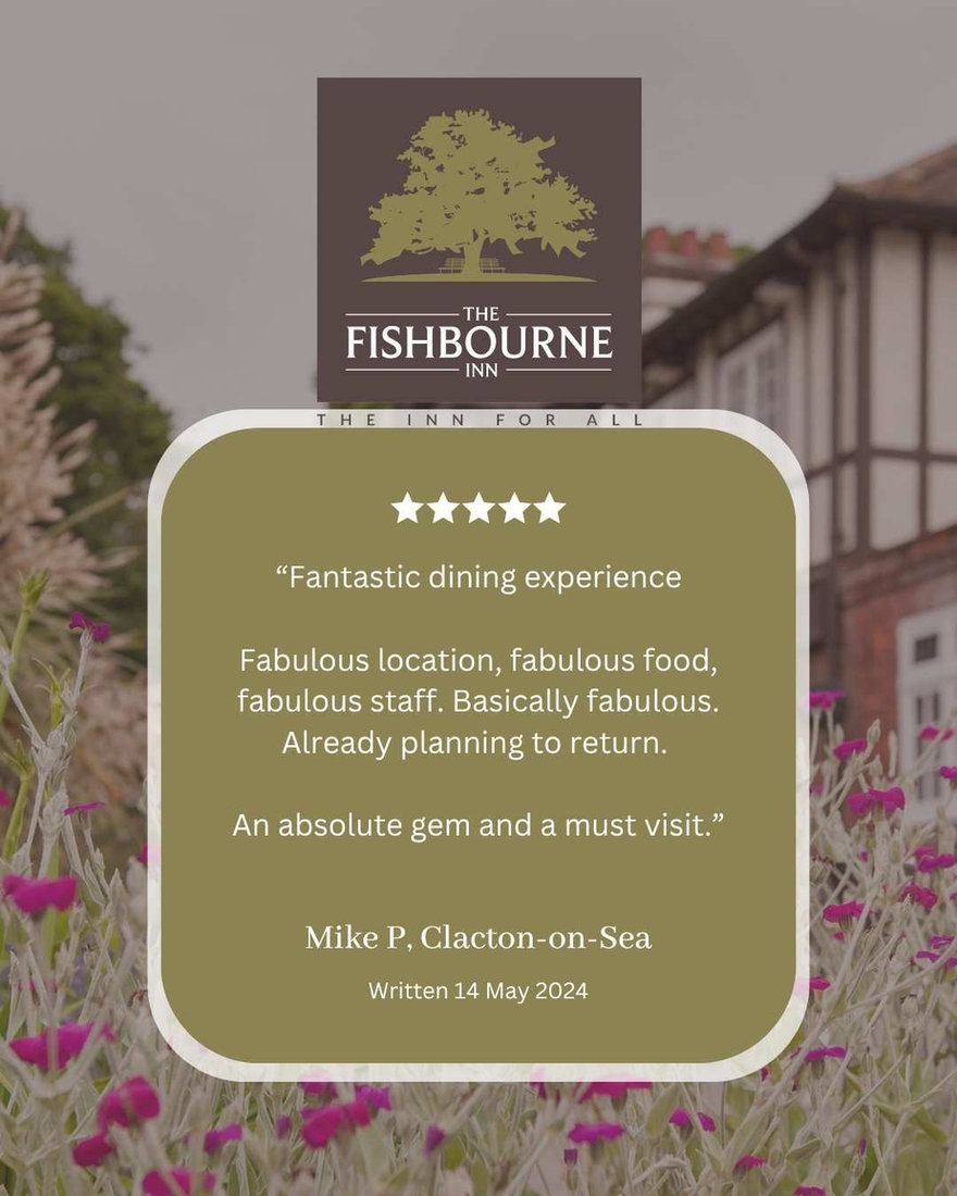 Menu promotion created for The Fishbourne Inn by BRIGHT / forma