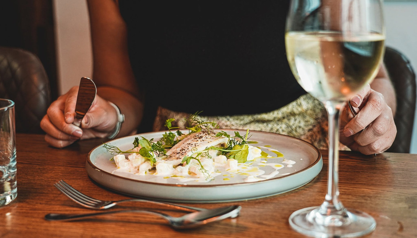 Dining photography created for a hospitality client by BRIGHT / forma